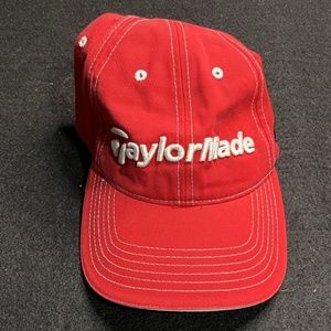 Taylormade Red/Black/White Adjustable Baseball Hat